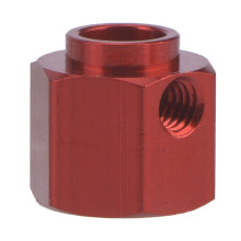 4-teiliges Metall-Wheel-Hub-Adapter-Set für 1/10 RC Auto TRX-4, 9mm Rot