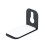 Space Saving Metal Wall Mount Holder Bracket for L Shaped 4