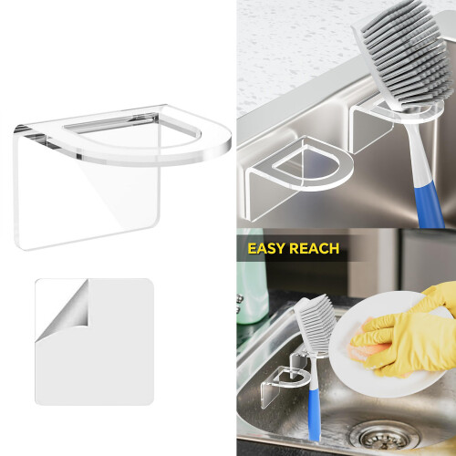 Set of 2 Rustproof Sink Holders for Efficient Kitchen Storage 1
