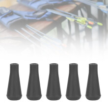 10 Stück Gummipfeile für Bogenschießtraining, Schwarz 6 mm