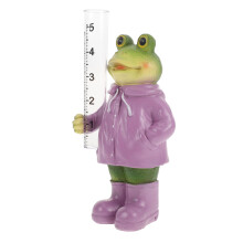 Rain Gauge Frog Ornament for Garden Garden Water Gauge Outdoor Tools Portable Rain Measure