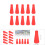 10PCS Rubber Arrowheads for Archery Practice, Red 6mm 7
