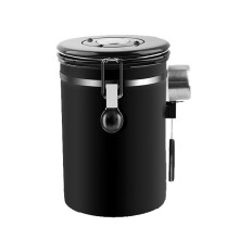 Delizia per intenditori di caffè, contenitore ermetico in acciaio inox con valvola di sfiato unidirezionale, coperchio con indicatore di data per