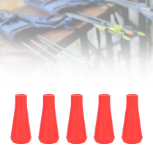 10 Stück Gummi-Pfeilspitzen für Bogenschusstraining, Rot 8 mm
