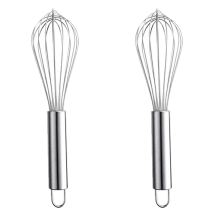 Révolution des ustensiles de cuisine : Ensemble de fouets à ballon renforcés pour un fouettage professionnel et un nettoyage sans effort