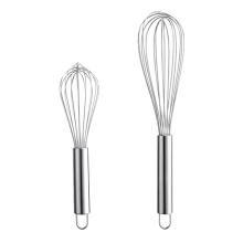 Ensemble de fouets professionnels en acier inoxydable, fouet ballon renforcé pour mélanger et fouetter sans effort dans votre cuisine