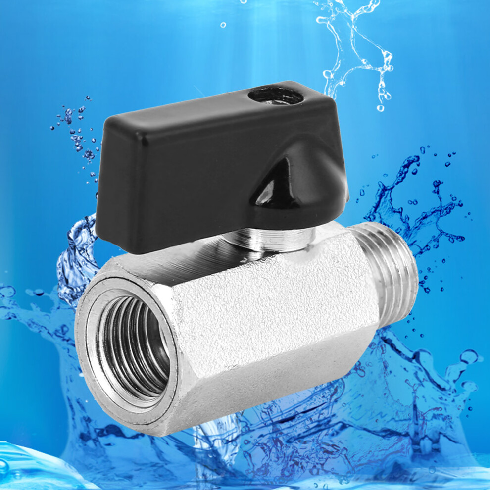2Pcs Brass Pneumatic Ball Valves G1/4In For Air Compressors, Water & Oil 7691361962255