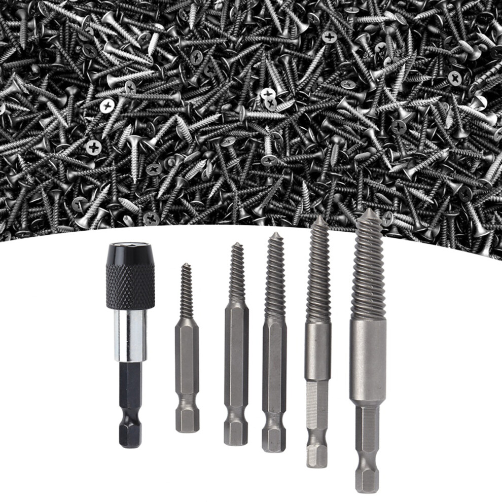 Quenched Steel Screw Extractor: Solve All Stuck & Rusted Screw Issues 8731361964138