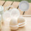 Small Eggs Holder 2 Grids Storage Container With Fixed Handle Box Outdoor Camping Carriers Eggs Box 4