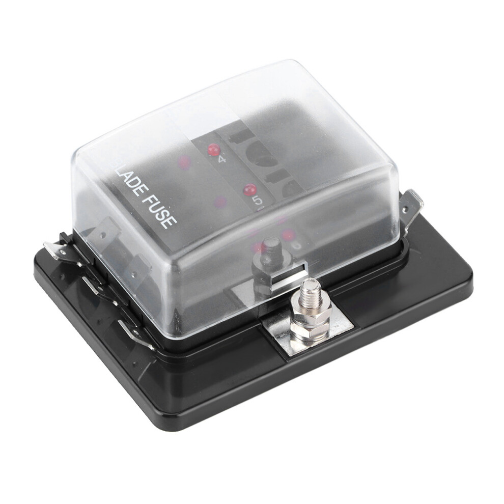Compact 6 Slot Blade Fuse Box With Led Indicator For Car Marine And Aircraft 4921361965042