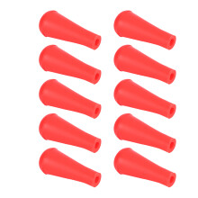 10 Stück Gummipfeilspitzen für Bogenschießtraining, Rot 6 mm