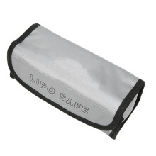 Feuerfestige LiPo-Batteriesicherheits-Tasche 190x75x80mm für sichere Ladung Silber