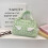Vibrant Dot Pattern Toiletry Case Wear Resistant Cosmetic-Green 4