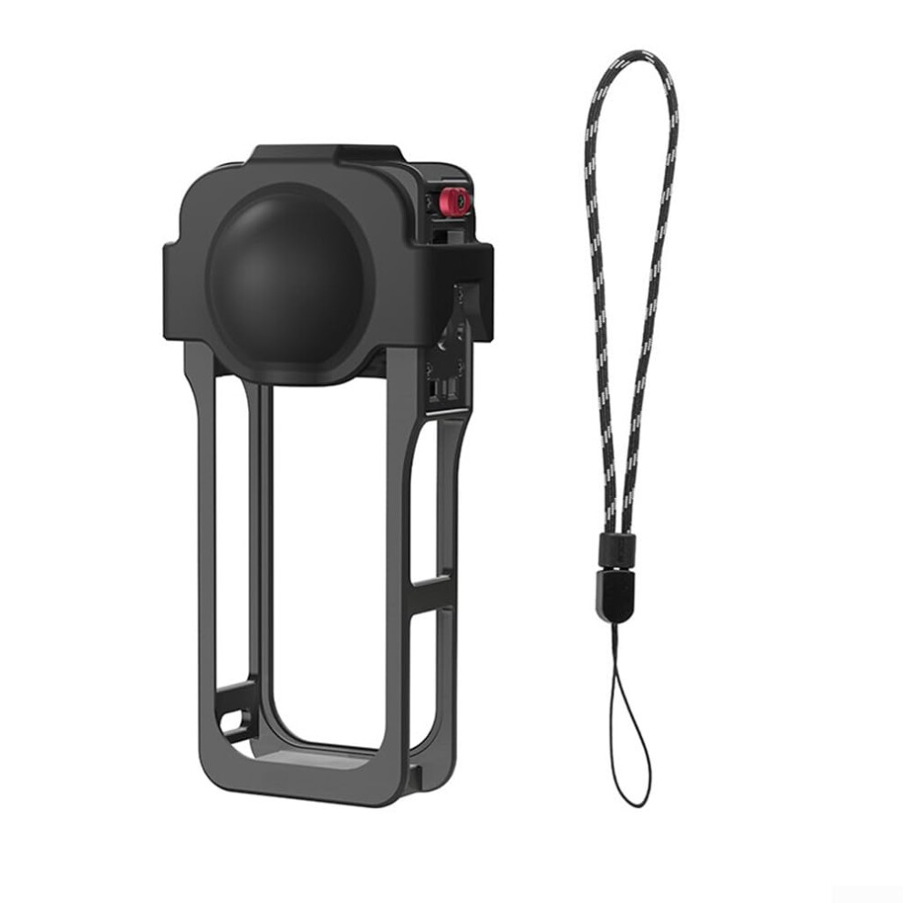 Metal Frame Camera Cage, With Silicone Lens Cover, For X5 Action Camera Aluminum Alloy Protection Case With Quick Release Mount 9323874991788