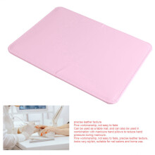 Pinkes, faltbares Nagelkunst-Desk-Matte 29x37,5 cm Waschbare Maniküre-Unterlage