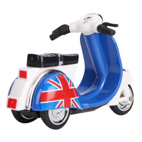 Authentic Alloy Motorbike Model Toy with Pull Back for Kids Collection