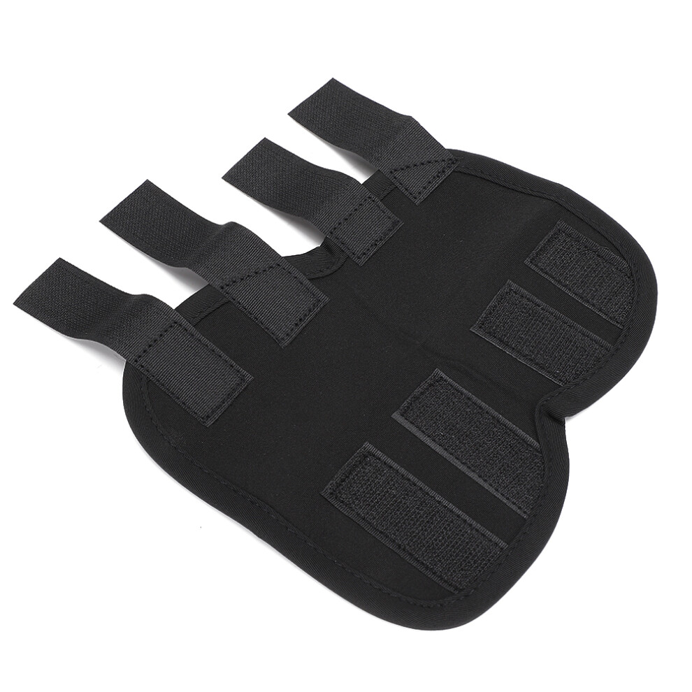 M Size Black Neoprene Pet Knee Protector for Injury and Wound Care