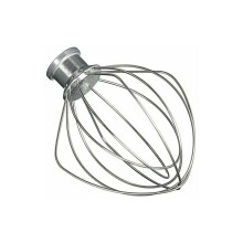 Vervangende garde voor keukenmixer, roestvrijstalen ballongarde met aluminium flens, mengt snel lucht door de ingrediënten en is gemakkelijk te