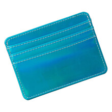 Slim Minimalist Front Pocket Rfids Blocking Leather-Blue