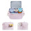 Practical Nylon Lunch Cooling Bag Leakproof Ice Pack-Beige 6