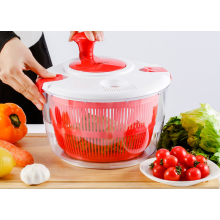 Efficient Salad Spinner for Large Lettuce and Produce, Manual Operation with Crank Style Handle for Easy Spin Drying, Vegetable Washer Perfect for Kit