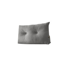 Ergonomic Bed Rest Pillow With Permanent Ribbed-Light Grey