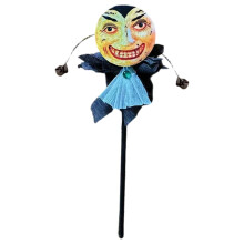 Musical Wooden Hand Drum For Halloween Parties Safe-vampire