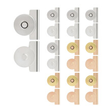 10 Pairs Heavy Duty Magnetic Snaps Button-5 gold and 5 silver