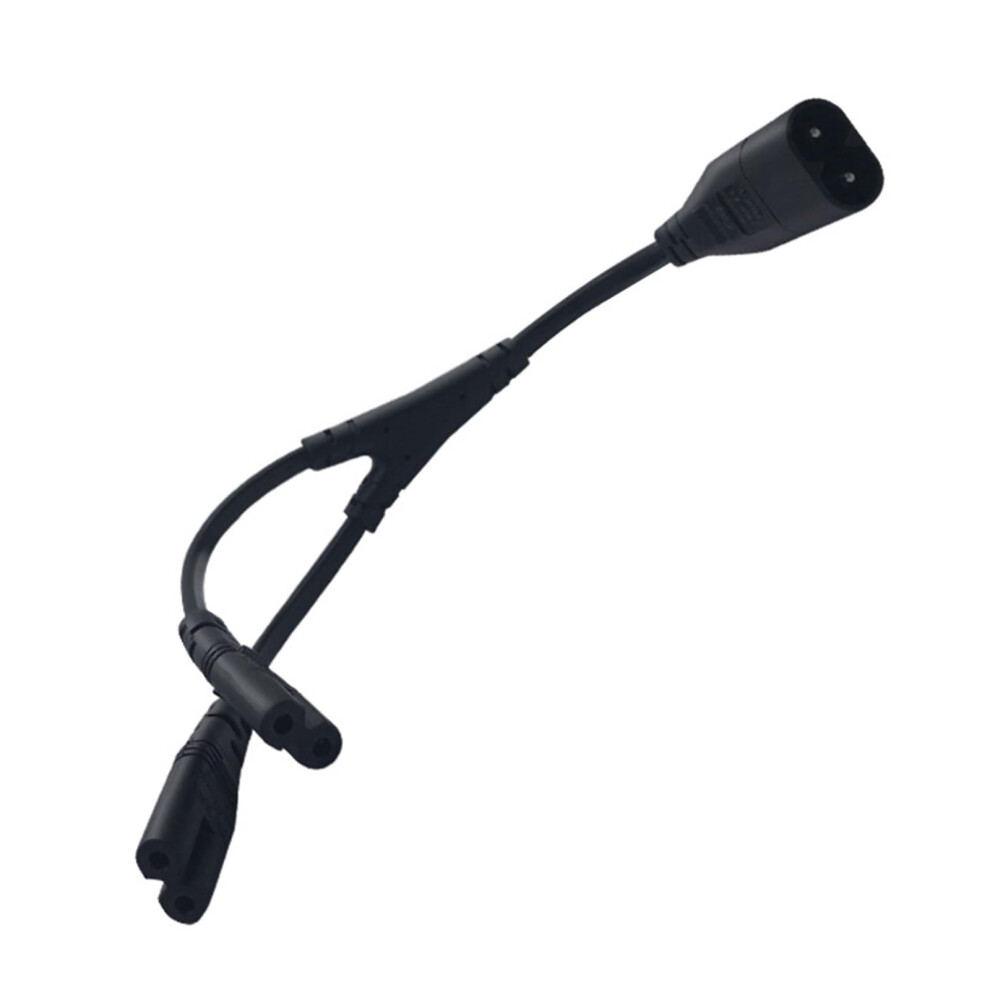 Iec320 Figure 8 Male To 2 Female 1 In 2Out Power Cable Iec320 C8 To 2X C7 Y Split Power Cord 9067246753474