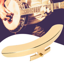 Gold Zinc Alloy Banjo Armrest Accessories with Screws