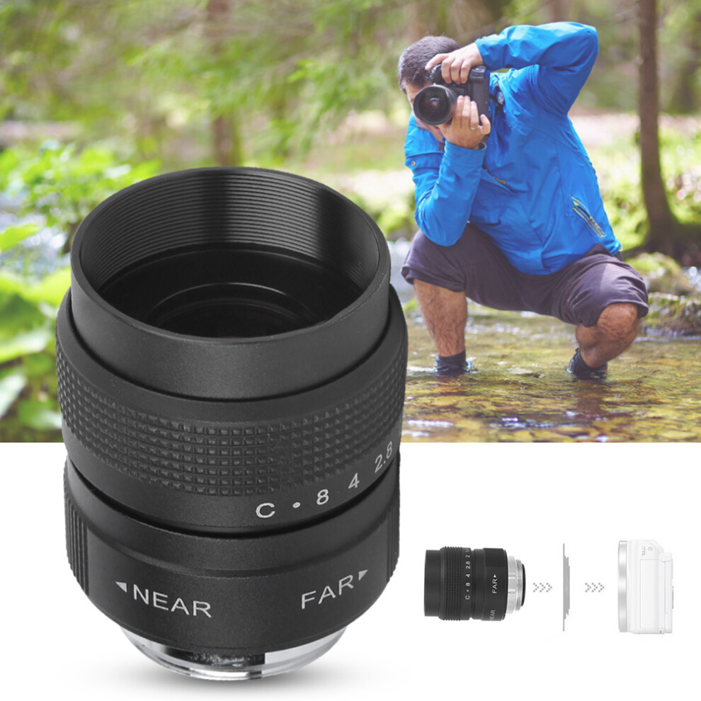 Mirrorless Camera Lens 25Mm F1.4 Mc Optical Glass Manual Aperture Finish Black 9481361975489