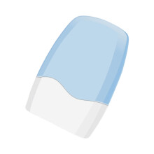 Ergonomic Package Cutter Roller Inkless Cover Device-blue