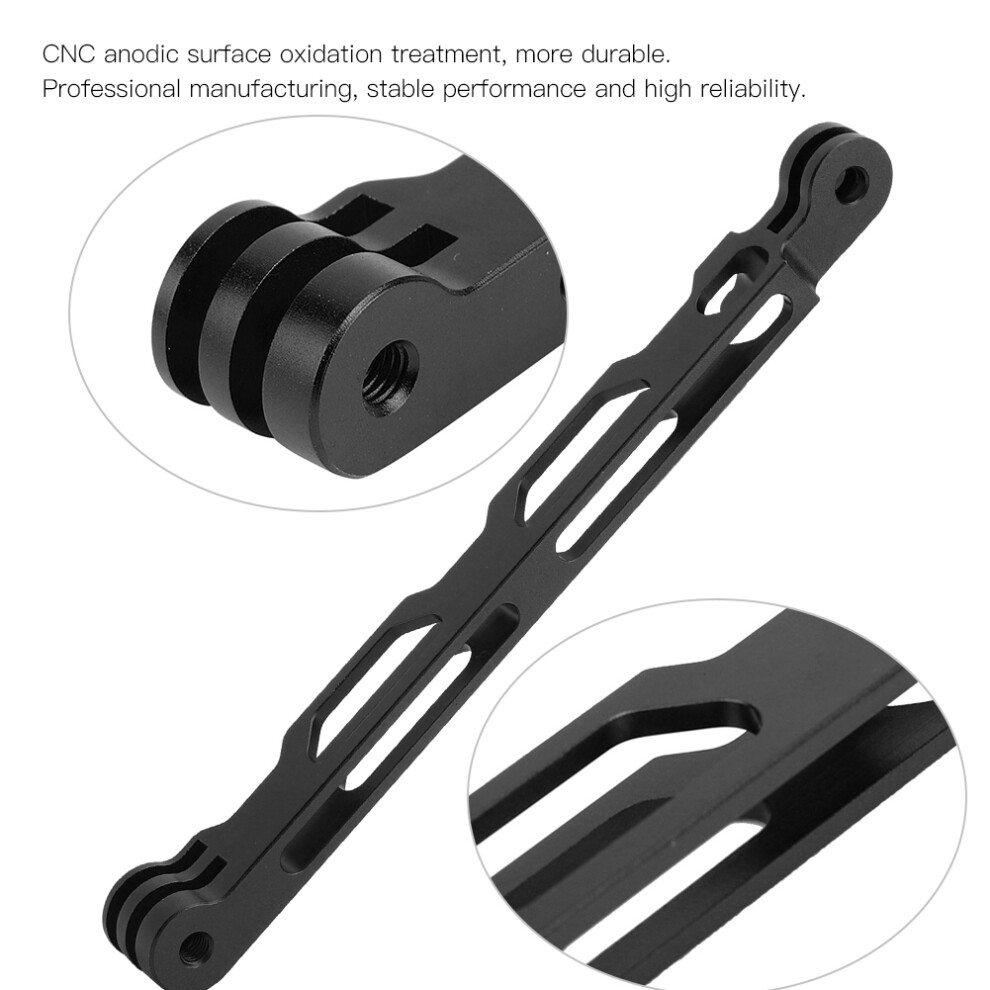 Cnc Aluminum Extension Handle Bracket For Action Camera Gopro Noir 30G 5001361975865
