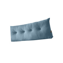 Velutinous bedrugsteunkussen 47x15 voet lendenkussen voor-Blauw