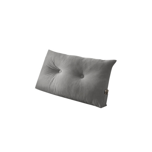 Zacht geribbeld bedkussen Ergonomisch plan-Lichtgrijs