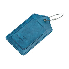 Étiquette d'identification sécurisée de voyage-Bleu clair