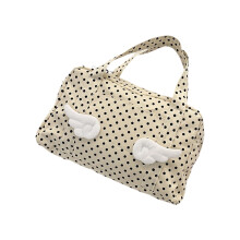 Trousse de toilette à motif de points vibrants,-Beige