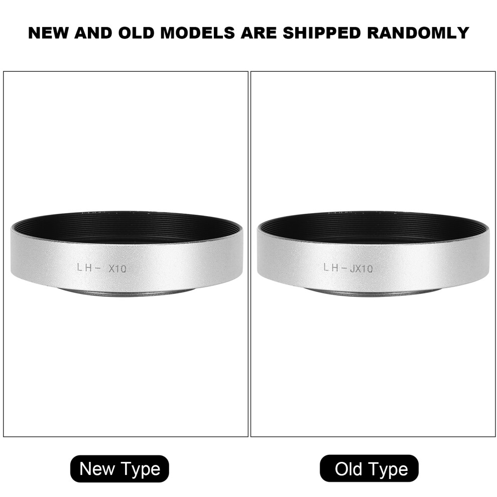 Durable Hollow Metal Lens Hood For Fuji X Series Â Fits X10/X20/X30 Argent 5051361976690