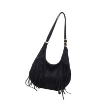 Sac à bandoulière pratique, intérieur spacieux, sangle-Noir