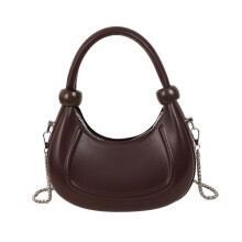 Damen-Handtaschen, Leder-Tragetasche, trendige-Kaffeefarbe