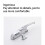 (Type 1) Zinc Alloy Fridge Door Handle Plated Kitchen Restaurant Pull Hardware 3