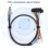 1m External Hard Disk Cable Mini SAS SFF-8644 to SFF-8482 Adapter 8