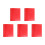 5-teiliger Dokumenten-Organizer im Letter-Format mit 2-Rot 1