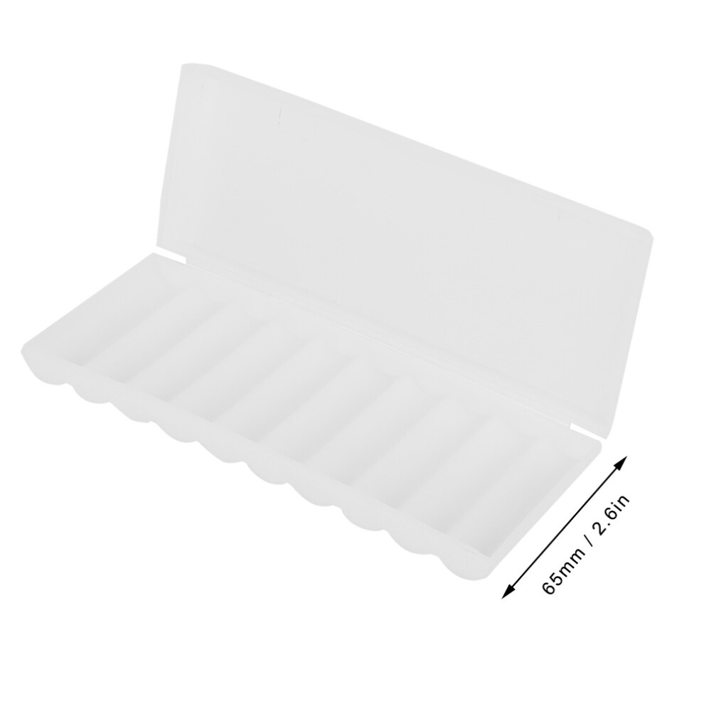 Lightweight Transparent 18650 Battery Holder - 2Pcs White Organizer 8481361978399