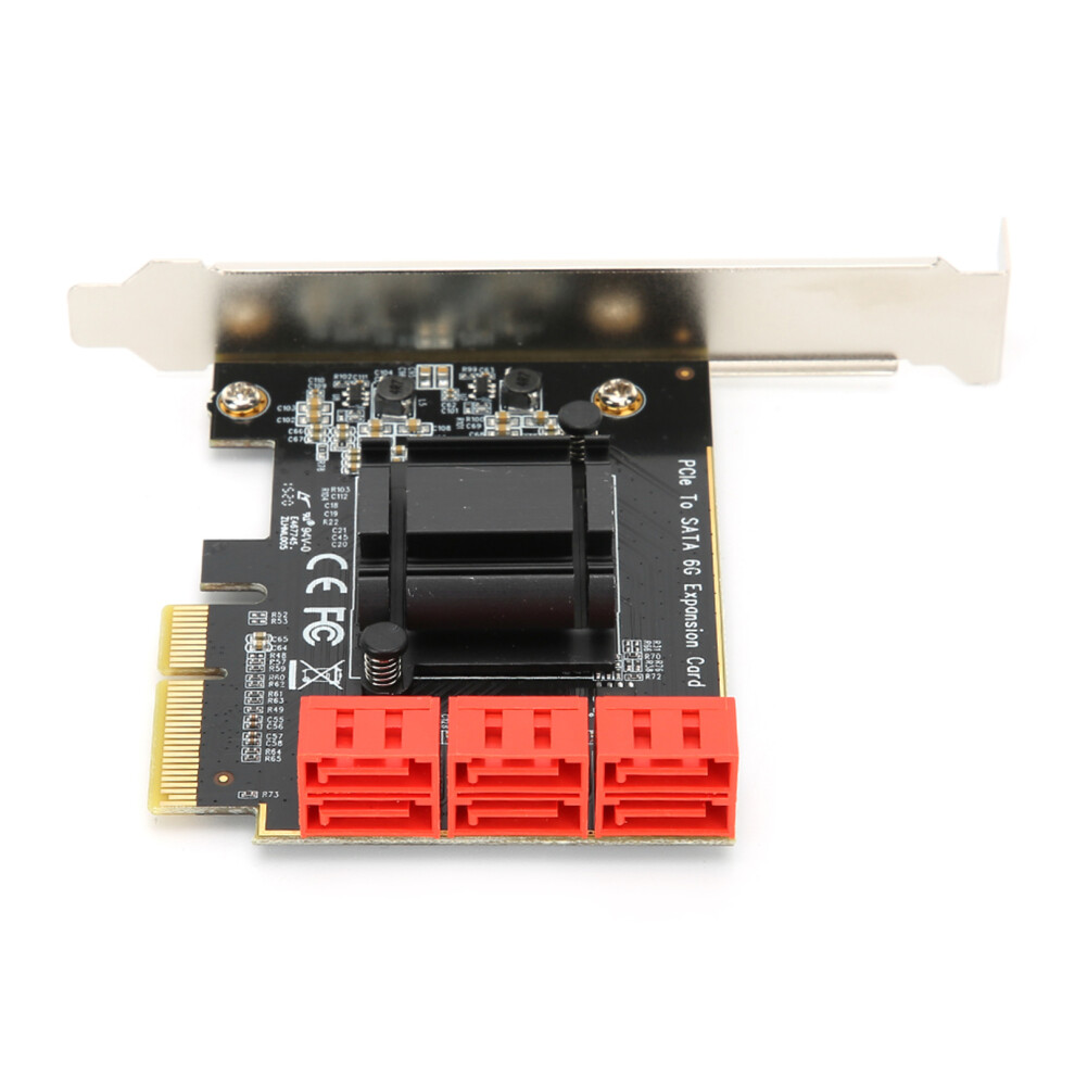 Pcie Sata 3.0 Expansion Card 6 Port For Nas/Linux/Windows Xp 9481361978848