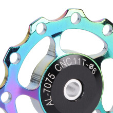 Aluminiumlegierung Schaltröllchen für Hinterrad 11Z 41mm/1,6 Zoll Buntes Fahrrad Zubehör