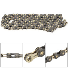 Aluminium Alloy Mountain Bike Half Hollow Chain 10 Speed Gray Gold S10L