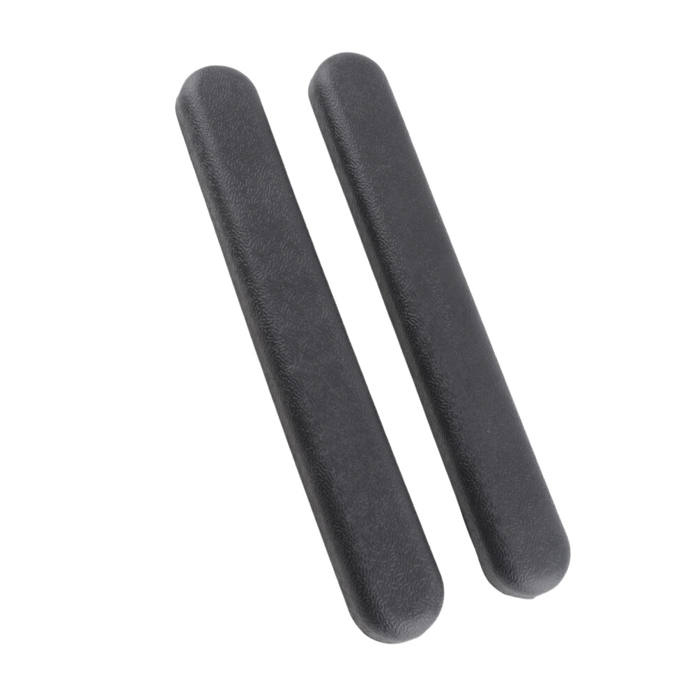 Black Universal Wheelchair Armrest Pads Replacement Abs 32.5X4.6cm