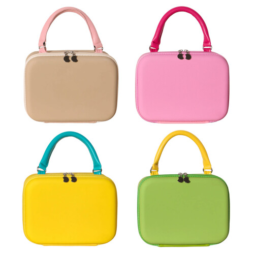 Kompakte EVA-Make-up-Tasche mit einzigartigen Fächern,-Khaki 1