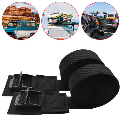 Heavy Duty Tie Down Strap Adjustable Buckles 2.5x300cm 200lbs 1